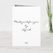 最初雪 シーズンカード (裏面)