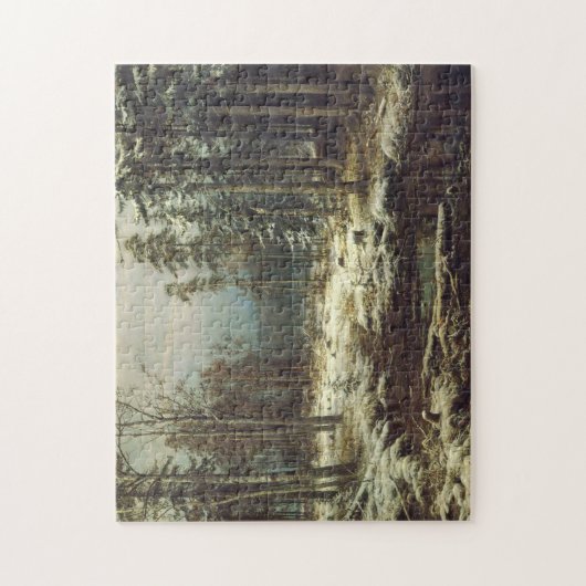 最初雪 ジグソーパズル (縦)