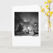 最初雪-市役所、NYC カード (黄色い花)