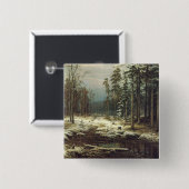 最初雪 缶バッジ (正面&裏面)