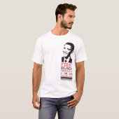 最初黒い大統領(ロゴなしで) Tシャツ (正面フル)