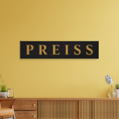 最初/ファミリ/姓キャンバス印刷 キャンバスプリント (インサイチュ (リビング))