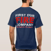 最初Due Fire Company Tシャツ (裏面)