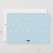 最初Noelのメリークリスマスの休日の写真カード シーズンカード (裏面)