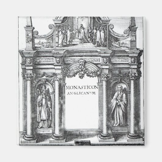 最前線から「Monasticon Anglicanum」へ マグネット (正面)