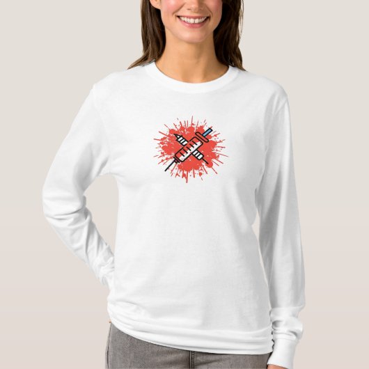 最前線の看護師たち Tシャツ (正面)