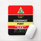 最南ポイントブイKey West マウスパッド (マウス)