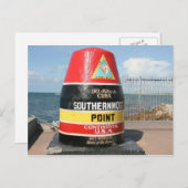 最南端の統一された州、鍵西 ポストカード (正面/裏面)