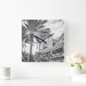 最南端ハウスクロック スクエア壁時計 (ホーム)