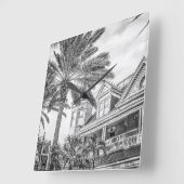 最南端ハウスクロック スクエア壁時計 (傾斜)