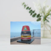 最南端ポイントブイ鍵ウェストフロリダポストカード ポストカード (スタンド正面)