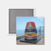 最南端ポイントブイ鍵西フロリダマグネット マグネット (正面/裏面)