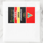 最南端ポイントブイ鍵西 長方形シール (バッグ)