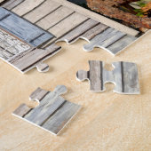 最古の木造校舎セントオーガスティン、フローリダ ジグソーパズル (側面)