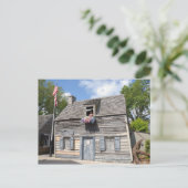 最古の木造校舎 ポストカード (スタンド正面)