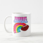 最大のファンタジーサッカー敗者の処罰 コーヒーマグカップ (左)