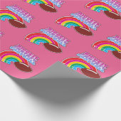 最大のファンタジーサッカー敗者の処罰 ラッピングペーパー (角)