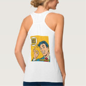 最大のファンレーサーバックタンク – 女性 タンクトップ (裏面)