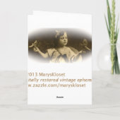 最大のファン誕生日カードから演劇 カード (裏面)