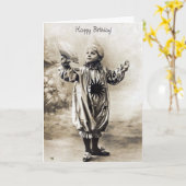 最大のファン誕生日カードから演劇 カード (黄色い花)