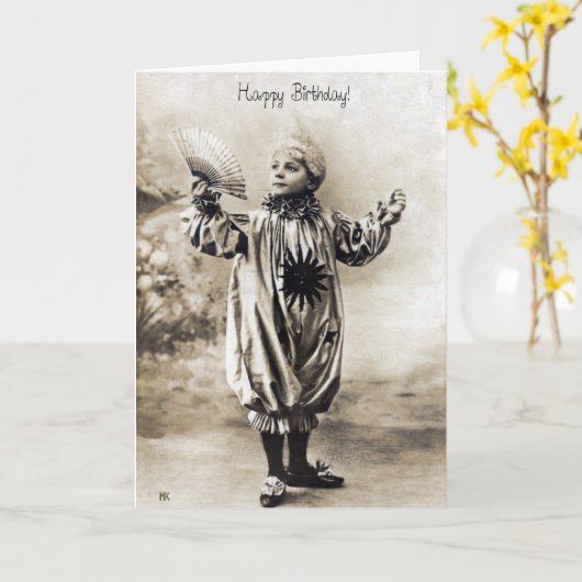 最大のファン誕生日カードから演劇 カード (黄色い花)