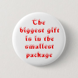 最大の贈り物は最小のパッケージボタンである 缶バッジ