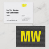 最大エレガント 名刺 (正面/裏面)