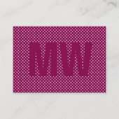 最大エレガント 名刺 (裏面)