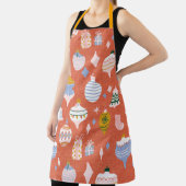 最大クリスマスオレンジ エプロン (インサイチュ)