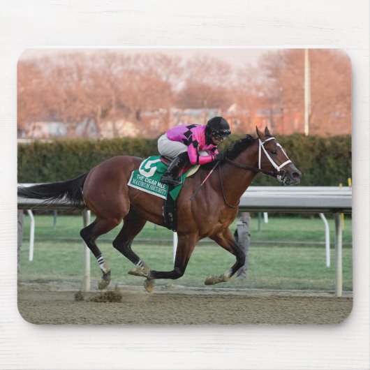 最大セキュリティ–2019シガーマイル マウスパッド (正面)