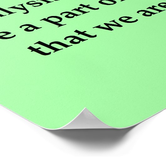 最大プランク引用文 ポスター (角)