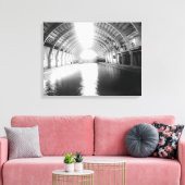 最大プランジ浴のインテリア キャンバスプリント (インサイチュ (リビング))