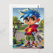 最大ロッケット ポストカード (正面/裏面)