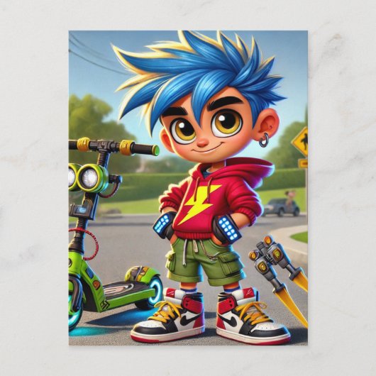 最大ロッケット ポストカード (正面)