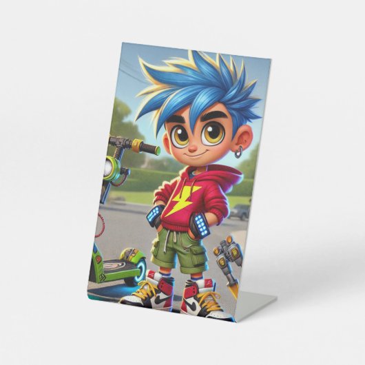 最大ロッケット 台座サイン (正面)