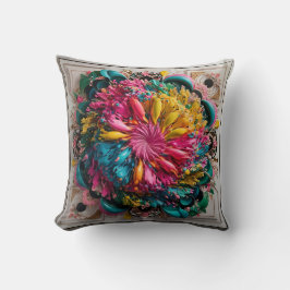 最大主義印刷可能折曲抽象芸術 カラフル クッション