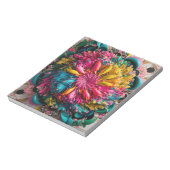 最大主義印刷可能折曲抽象芸術 カラフル ノートパッド (回転)