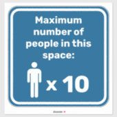 最大人数 シール (シート)