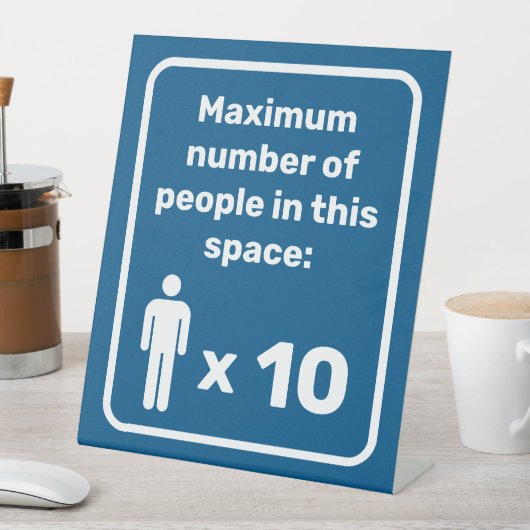 最大人数 台座サイン (インサイチュ)