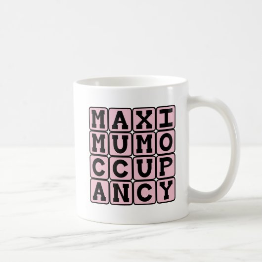 最大占有おもしろい率、妊娠 コーヒーマグカップ (右)