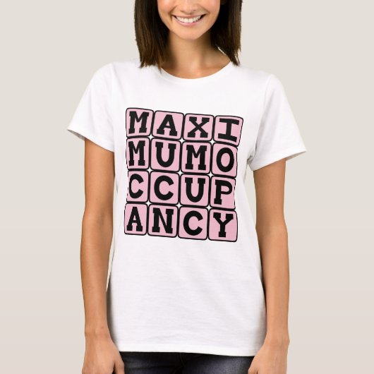 最大占有おもしろい率、妊娠 Tシャツ (正面)