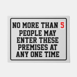 最大占有数の編集可能 ドアマット