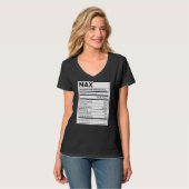最大栄養情報問題解決懸命Wor Tシャツ (正面フル)