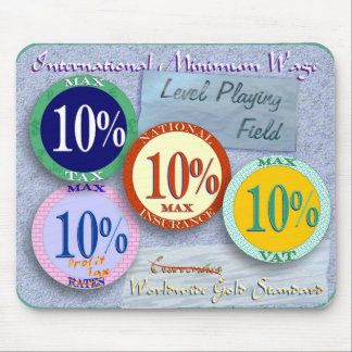 最大税10%最大VAT 10%最大NI 10% マウスパッド