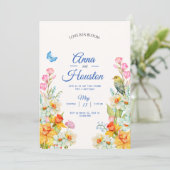 最大花結婚式招待状 招待状 (スタンド正面)