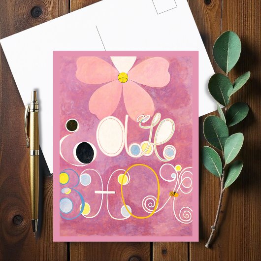 最大10個、第5位、成人期、ヒルマafクリント ポストカード