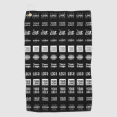 最大12個のロ違うゴまたはアップロードされた画像 ゴルフタオル (正面)