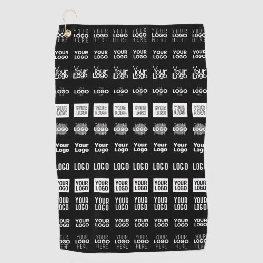 最大12個のロ違うゴまたはアップロードされた画像 ゴルフタオル (正面)