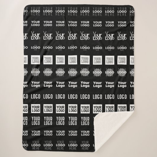 最大12個のロ違うゴまたはアップロードされた画像 シェルパブランケット (正面)