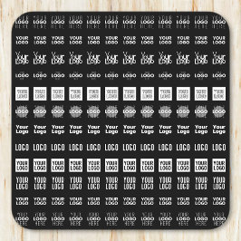 最大12個のロ違うゴまたはアップロードされた画像 スクエアペーパーコースター